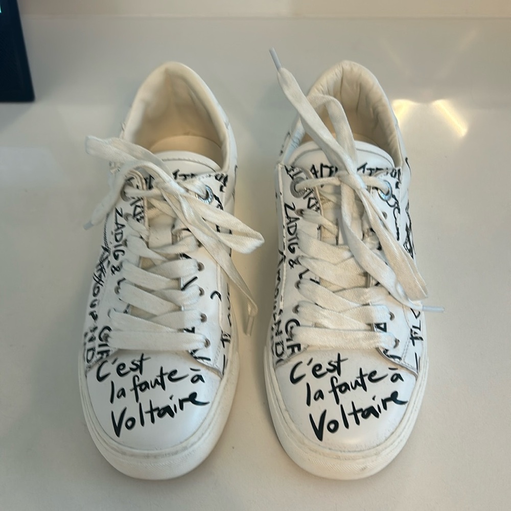 Zadig graffiti sneakers